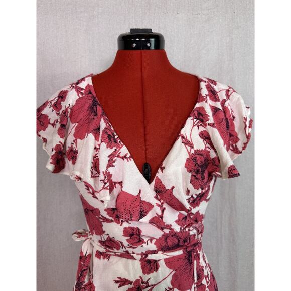 Free People Womens Dress Size S French Quarter Wrap Mini Tie Adjustable D868 - Picture 2 of 12